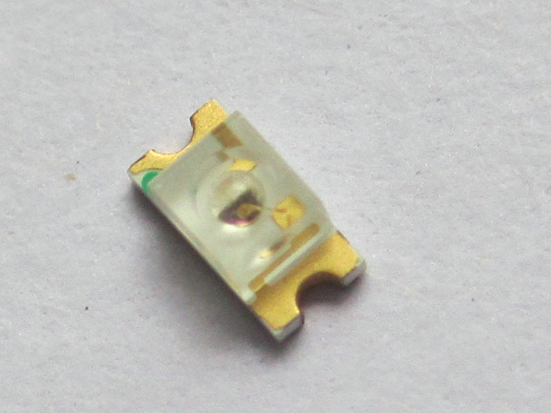 0.8mm 1mm smd led chip 0805 package Blue Chip LED with PCB , DC 20mA