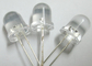 8.0mm Round light emission diode Wide Viewing Angle color  X=0.32, y=0.33