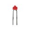 Red LED Emitting Diodes Mini Size 60° Viewing Angle With Flange Indicator Usage
