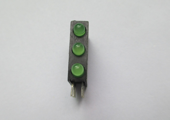 Double Light 3mm Right Angle Indicator led emitting diode with High Temperature resistant Housing