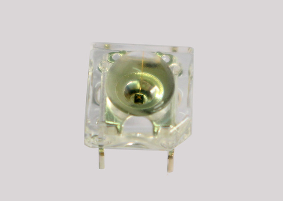 Yellow White light emitting diode led Chip material AlGaInP InGaN Square With 5mm Dome 4 Lead