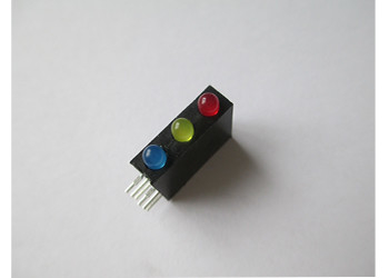 3mm LED Holders RGB Dip Indicator Led Diode fixed in plastic holder housing led lamp for led dash indicator light
