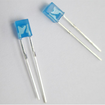 3.2×2.0mm Square rectangular indicator light Blue led emitting diode Blue Diffused short pin Dip lamp led for cars
