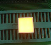 8.8*8.8mm Square Led Number Display Light Bar Yellow Color Indicator With Milk Diffused Len Color