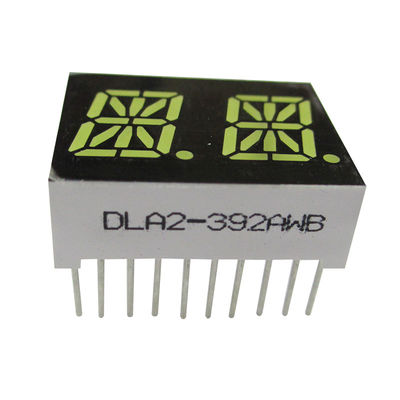 InGaN 45mcd 100mW 0.39&quot; White Dual Digit Alphanumeric Displays