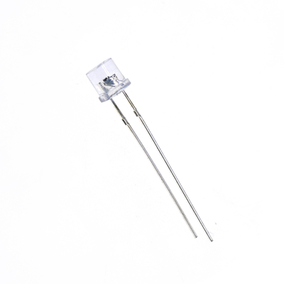 5mm Cylindrical 605nm 700mcd LED Light Emitting Diode With Flange