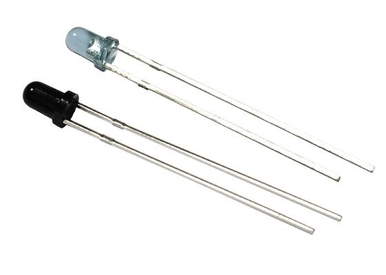 3Mm 940nm IR Receiver LED Infrared light , Clear Round DC 3V Infrared applied system.