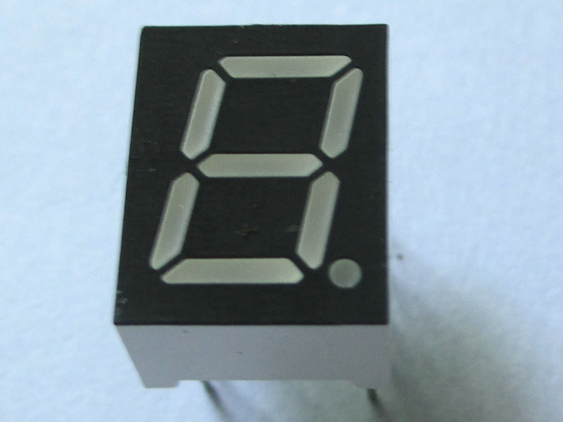 Anode Blue 7 Segment LED Displays For Home , Black Surface Led Seven ...