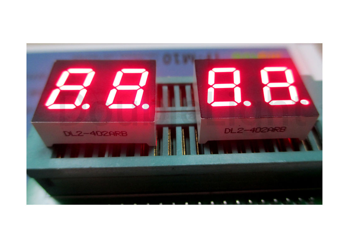 0.40 Inch Two Digit 7 Segment Display , Numeric Led Display Industrial ...