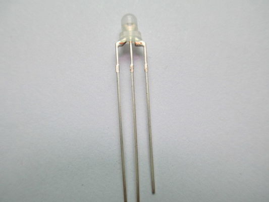 Low power Bi Color LED 3mm With Common Cathode dual color led