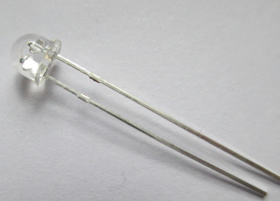 Round Red color straw hat  high power light emitting diode 4.8mm
