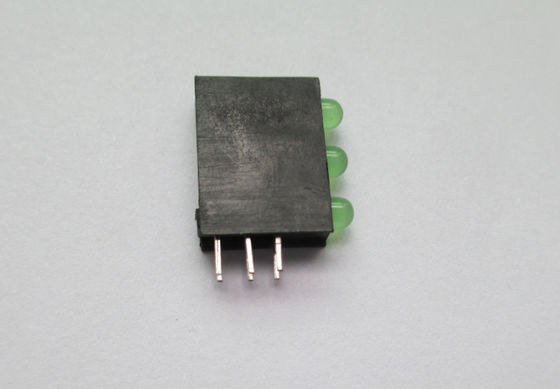 Double Light 3mm Right Angle Indicator led emitting diode with High Temperature resistant Housing