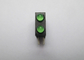 Low Power Consumption Yellow Green Indicator LED 4.32 X 7.3mm Rectangular Housing