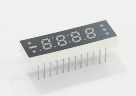 Common anode white emitting color 4 digit 7 segment displays 572nm