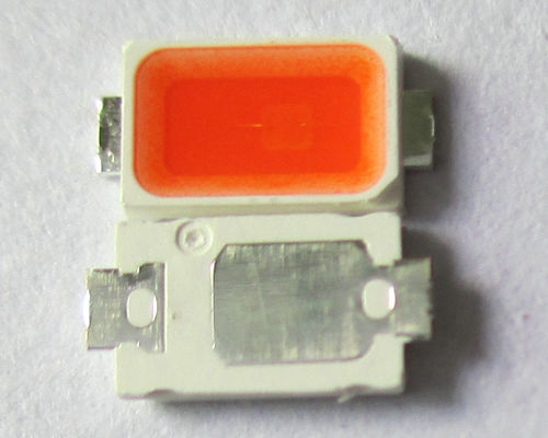 Red SMD 3528 Led Light Chip / Waterproof 660nm Brightest Led Chip For Hydroponics Grow Light