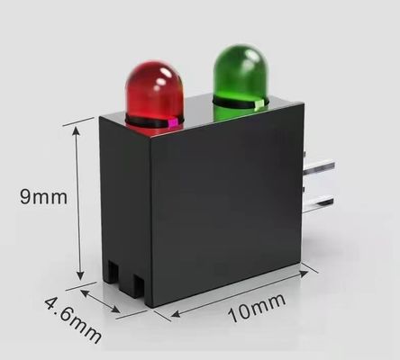 Two Red Round 3.0 mm Indicator LED , Indicator Housing Power Led Diode