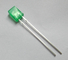 Pure Green led emitting diode Rectangular Without Flange 70 Deg 518nm higher brightness dip lamp light for Indicator Led