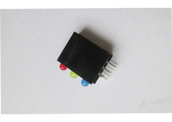 3Mm Dip Indicator Led Diode Red Yellow Green Tri - Color Rectangular Housing