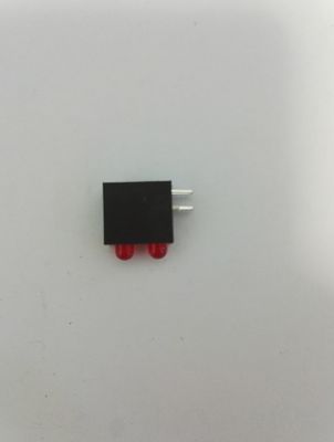 Two Red Round 3.0 mm Indicator LED , Indicator Housing Power Led Diode