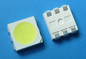 0.2w PLCC6 Top View 5050 White SMD Led 6 pin 60mA 26lm cold white chip led for led strip