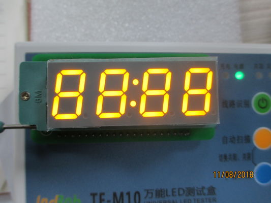 4 Digit 7 Segment LED Displays Gray Surface 6 Pins 0.56'' 14.2mm DIP Type 2.2V