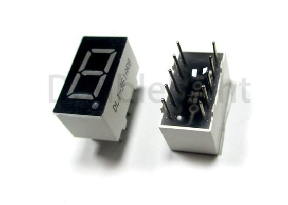 0.36 Inch Single Digit Numeric Displays Peak Emission Wavelength 660nm