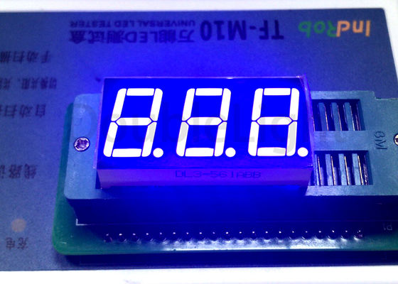 Triple Digit Numeric Led Display , 0.56&quot; Led Bar Display Super Bright Red / Blue Color