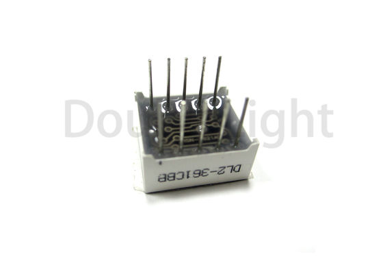 2 Digit Numeric 7 Segment LED Displays 0.36 Inch GaP Chip Low Power Consumption