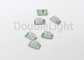 400-800mcd Luminous Intensity SMD Chip LED Water Clear Lens Type With 0.6mm Thickness, Pure Green