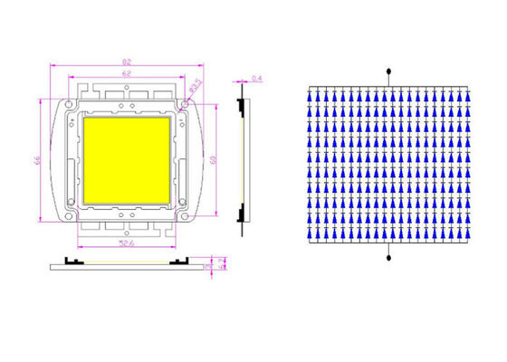 850nm IR Emitting Diode Infrared COB LED Components Low Voltage DC Operated