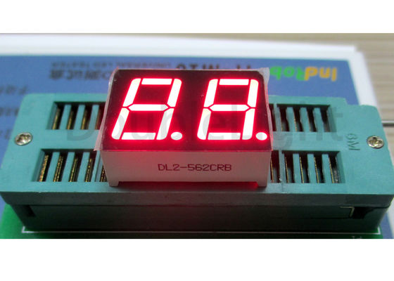 0.56 Inch 1 Bit Dual Digit 7 Segment LED Displays 2.8V 660nm Wavelength 10 pin 7 segment display cathode led screen