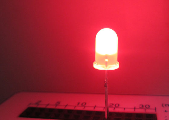 Super Bright Red Light Dip Light Emitting Diode Led 5mm Round Lamp High Efficiency