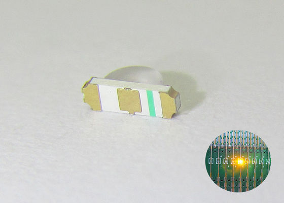 Super Yellow Color SMD Chip LED Diode 75mW AlGaInP Chip Material Indicator Applied