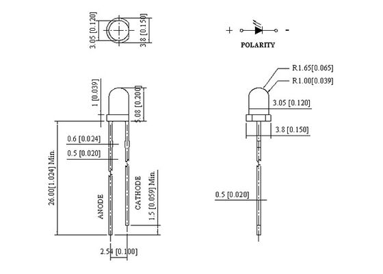 880nm infrared light emitting diode 3mm Round lamp led  for infrared receiver diode with rohs complaint