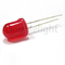 20 Deg Viewing Angle High Power Light Emitting Diode 8mm Round Indicator With Flange