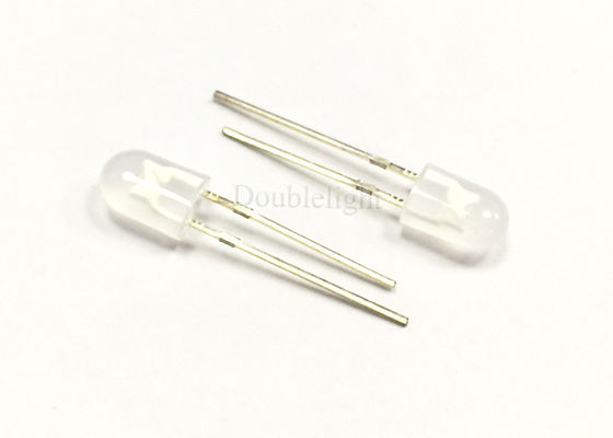 Elliptical 632nm 25mA 1000-1800mcd Led Emitting Diode