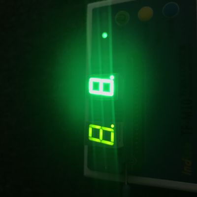 Ashy Surface 0.56&quot; 518nm InGaN 7 Segment LED Displays