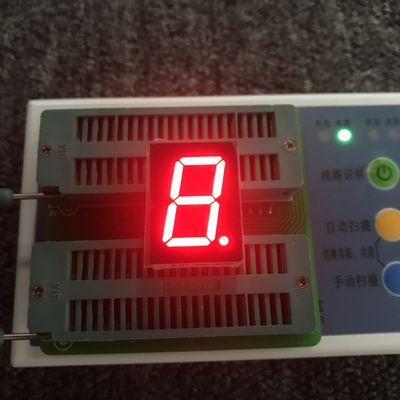 ISO 0.80'' Single Digit Led Display , Led Numeric Display Emission Wavelength 640-660nm