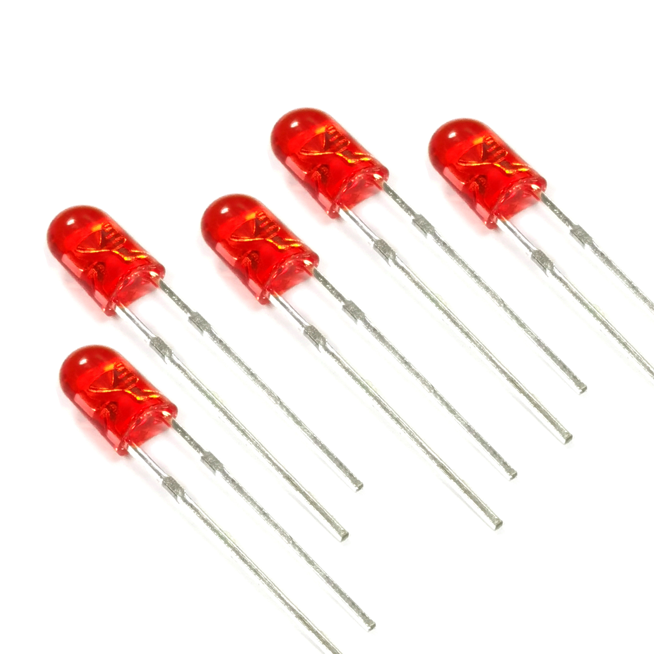 3.9×3.0*6.3mm Elliptical Wide Angle Ultra Red LED, Lens Color is red ...